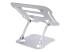Startech Laptop Stand for Desk, Ergonomic Laptop Stand Adjustable Height, Aluminum, Portable, Supports up to 22lb (10kg), Foldable Laptop Holder for Desk - Tilbake
