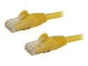 Startech 5m CAT6 Ethernet Cable, 10 Gigabit Snagless RJ45 650MHz 100W PoE Patch Cord, CAT 6 10GbE UTP Network Cable w/Strain Relief, Yellow, Wiring is UL Certified/TIA