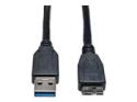Eaton Tripp Lite Series USB 3.0 SuperSpeed Device Cable (A to Micro-B M/M) Black, 6 ft. (1.83 m)