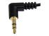 Startech 1 ft. (0.3 m) Right Angle 3.5 mm Audio Cable - Close up