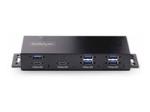 StarTech 7-Port Industrial USB Hub 10Gbps Hub, Metal, Mountable, TAA