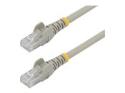Startech 50cm CAT6 Ethernet Cable, 10 Gigabit Snagless RJ45 650MHz 100W PoE Patch Cord, CAT 6 10GbE UTP Network Cable w/Strain Relief, Grey, Wiring is UL Certified/TIA