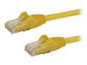 Startech 2m CAT6 Ethernet Cable, 10 Gigabit Snagless RJ45 650MHz 100W PoE Patch Cord, CAT 6 10GbE UTP Network Cable w/Strain Relief, Yellow, Wiring is UL Certified/TIA