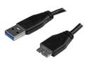 StarTech 1m 3ft Slim USB 3.0 A to Micro B Cable M/M