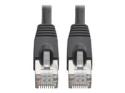 Eaton Tripp Lite Series Cat6a 10G Snagless Shielded STP Ethernet Cable (RJ45 M/M), PoE, Black, 3 ft. (0.91 m)