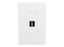 Eaton Tripp Lite Series USB 2.0 Keystone Panel Mount Coupler All-in-One F/F USB-A Black
