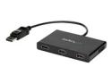 Startech 3-Port Multi Monitor Adapter, DisplayPort 1.2 to HDMI MST Hub, Triple 1080p HDMI Monitor, Video Splitter for Extended Desktop Mode on Windows PCs Only, DP to 3x HDMI MST Hub