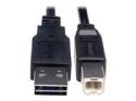 Eaton Tripp Lite Series Universal Reversible USB 2.0 Cable (Reversible A to B M/M), 1 ft. (0.31 m)