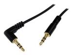 StarTech 6 ft Slim 3.5mm to Right Angle Stereo Audio Cable