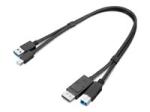 Lenovo Dual Head - Display/USB-kabelsæt