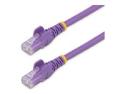 Startech 100ft CAT6 Ethernet Cable, 10 Gigabit Snagless RJ45 650MHz 100W PoE Patch Cord, CAT 6 10GbE UTP Network Cable w/Strain Relief, Purple, Wiring is UL Certified/TIA