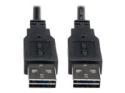Eaton Tripp Lite Series Universal Reversible USB 2.0 Cable (Reversible A to Reversible A M/M), 6 ft. (1.83 m)
