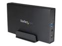 Startech 3.5in Black Aluminum USB 3.0 External SATA III SSD / HDD Enclosure with UASP for SATA 6Gbps
