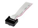 StarTech 16in (40cm) 9 Pin Serial Male to 10 Pin Motherboard Header Slot Plate