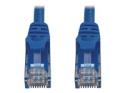 Eaton Tripp Lite Series Cat6a 10G Snagless Molded UTP Ethernet Cable (RJ45 M/M), PoE, Blue, 15 ft. (4.6 m)