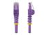 N6PATC50CMPL - StarTech.com 50cm CAT6 Ethernet Cable, 10 Gigabit Snagless RJ45 650MHz 100W PoE Patch Cord, CAT 6 10GbE UTP Network Cable w/Strain Relief, Purple, Wiring is UL Certified/TIA - Flera vinklar