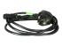 StarTech 6ft (1.8m) UK Computer Power Cable, 18AWG, BS 1363 to C13 Power Cord, 10A 250V, Black Replacement AC Power Cord, Monitor Power Cable, BS 1363 to IEC 60320 C13 Kettle Lead - Front