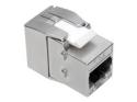 Eaton Tripp Lite Series Cat6a/Cat6/Cat5e Toolless Keystone Jack RJ45, Shielded, Dust Cap PoE/PoE+ Compliant, TAA