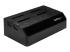 StarTech 4-Bay USB 3.0 to SATA Hard Drive Docking Station, USB Hard Drive Dock, External 2.53.5 SATA III (6Gbps) SSDHDD Docking Station, Hot-Swappable Hard Drive Bay - Left-angle