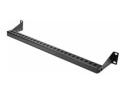 Startech 1U Rack Mountable Cable Lacing Bar w/Adjustable Depth, Cable Support Guide For Organized 19" Racks/Cabinets, Horizontal Cable Guide For Patch Panels/Switches/PDUs