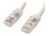 Startech 15ft CAT6 Ethernet Cable, 10 Gigabit Snagless RJ45 650MHz 100W PoE Patch Cord, CAT 6 10GbE UTP Network Cable w/Strain Relief, White, Wiring is UL Certified/TIA - Right-angle