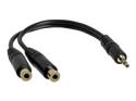 Startech 6 in. 3.5mm Audio Splitter Cable