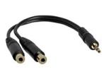 StarTech 6 in. 3.5mm Audio Splitter Cable
