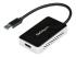 StarTech.com USB 3.0 till HDMI-adapter med 1-port USB Hub - Vänster vinkel