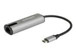 StarTech 2.5GbE USB C to Ethernet Adapter NBASE-T NIC, USB 3.0 Type C 2.5/1 Gigabit/100 Mbps Multi Speed Network/USB 3.1 Laptop to RJ45/LAN Thunderbolt 3 Compatible/MacBook Pro Surface