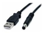 StarTech 3 ft USB to Type M Barrel 5V DC Power Cable