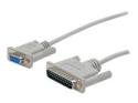 StarTech 10 ft Cross Wired DB9 to DB25 Serial Null Modem Cable