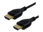 StarTech StarTech.com 3ft Slim HDMI Cable, 4K High Speed HDMI Cable with Ethernet, 4K 30Hz UHD HDMI Cord, 10.2 Gbps Bandwidth, 4K HDMI 1.4 Video / Display Cable M/M, 36AWG, ARC, HDCP 1.4, CEC