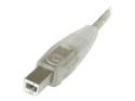 StarTech 10 ft Transparent USB 2.0 Cable