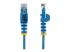 Startech 2.5m Slim LSZH CAT6 Ethernet Cable, 10 Gigabit Snagless RJ45 100W PoE Patch Cord, CAT 6 10GbE UTP Network Cable w/Strain Relief, Blue, ETL, Low Smoke Zero Halogen - Flere vinkler