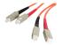 Startech 2m (6.6ft) SC to SC OM1 Multimode Fiber Optic Cable, 62.5/125 Fiber Size, 10G Networks, LSZH Fiber Patch Cord - Right-angle
