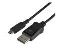 StarTech 3.3ft/1m USB C to DisplayPort 1.4 Cable, 4K/5K/8K USB Type-C to DP 1.4 Alt Mode Video Adapter Converter, HBR3/HDR/DSC, 8K 60Hz DP 1.4 Monitor Cable for USB-C and Thunderbolt 3