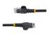 Startech 25ft CAT6 Ethernet Cable, 10 Gigabit Snagless RJ45 650MHz 100W PoE Patch Cord, CAT 6 10GbE UTP Network Cable w/Strain Relief, Black, Wiring is UL Certified/TIA - Multi-angle