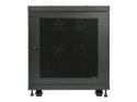Eaton Tripp Lite Series 12U Industrial Rack Floor Enclosure Server Cabinet Doors & Sides