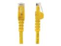 Startech 75ft CAT6 Ethernet Cable, 10 Gigabit Snagless RJ45 650MHz 100W PoE Patch Cord, CAT 6 10GbE UTP Network Cable w/Strain Relief, Yellow, Wiring is UL Certified/TIA