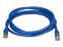 Startech 2m CAT6A Ethernet Cable, 10 Gigabit Shielded Snagless RJ45 100W PoE Patch Cord, CAT 6A 10GbE STP Network Cable w/Strain Relief, Blue, UL Certified Wiring/TIA - Fremsiden