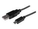 StarTech 15cm 6in Mobile Charge Sync USB to Slim Micro USB Cable for Phones & Tablets A to Micro B