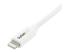 USBLT1MW - Startech 1m (3ft) White Apple 8-pin Lightning Connector to USB Cable for iPhone / iPod / iPad - Close up
