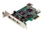 StarTech 4 Port PCI Express Low Profile High Speed USB Card