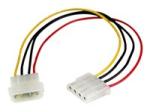 StarTech 12in Molex LP4 Power Extension Cable M/F