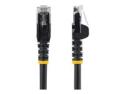 Startech 100ft CAT6 Ethernet Cable, 10 Gigabit Snagless RJ45 650MHz 100W PoE Patch Cord, CAT 6 10GbE UTP Network Cable w/Strain Relief, Black, Wiring is UL Certified/TIA
