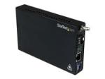 StarTech Gigabit Ethernet Fiber Media Converter with Open SFP Slot
