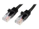 Startech 2m Black Cat5e / Cat 5 Snagless Patch Cable