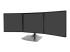 Ergotron DS100 Triple-Monitor Desk Stand - Höger vinkel
