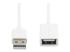 StarTech.com 3m White USB 2.0 Extension Cable Cord - Framsidan
