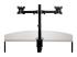 Startech Desk Mount Dual Monitor Arm, Desk Clamp / Grommet VESA Monitor Mount for up to 32 inch Displays, Ergonomic Articulating Monitor Arm, Height Adjustable/Tilt/Swivel/Rotating - Back